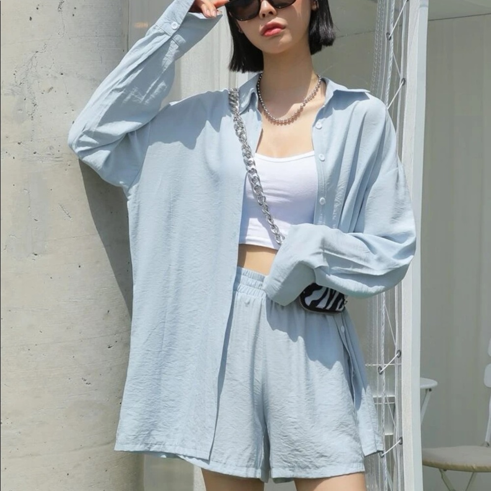 Shirt and short set Large
